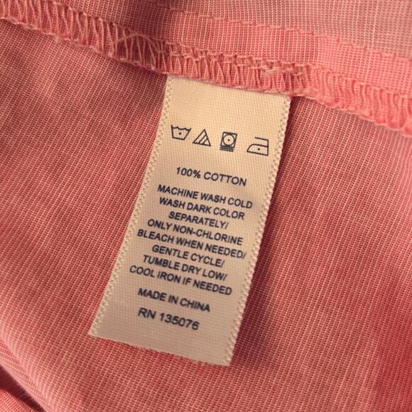 C. Wonder Pink Cross Hatch Button Down Shirt sz XS - Picture 8 of 8